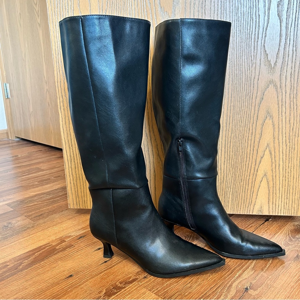 Steve Madden NYC Knee-High Women's Wide-Calf Heeled Boots